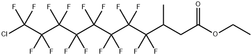 Undecanoic acid, 11-chloro-4,4,5,5,6,6,7,7,8,8,9,9,10,10,11,11-hexadecafluoro-3-methyl-, ethyl ester