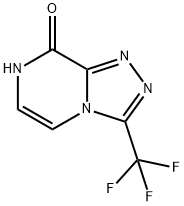 3-(Trifluoromethyl)-[1,2,4]triazolo[4,3-a]pyrazin-8(7H)-one Struktur