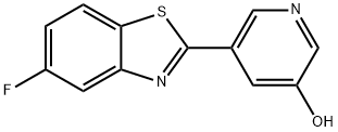 3-Pyridinol, 5-(5-fluoro-2-benzothiazolyl)- Struktur