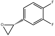 Oxirane, 2-(3,4-difluorophenyl)-, (2R)- Struktur