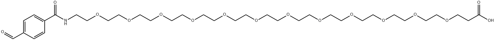 CHO-Ph-PEG12-acid Struktur