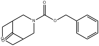 Phenylmethyl 9-oxo-3-oxa-7-azabicyclo[3.3.1]nonane-7-carboxylate Struktur