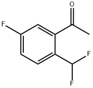 2'-Difluoromethyl-5'-fluoroacetophenone Struktur