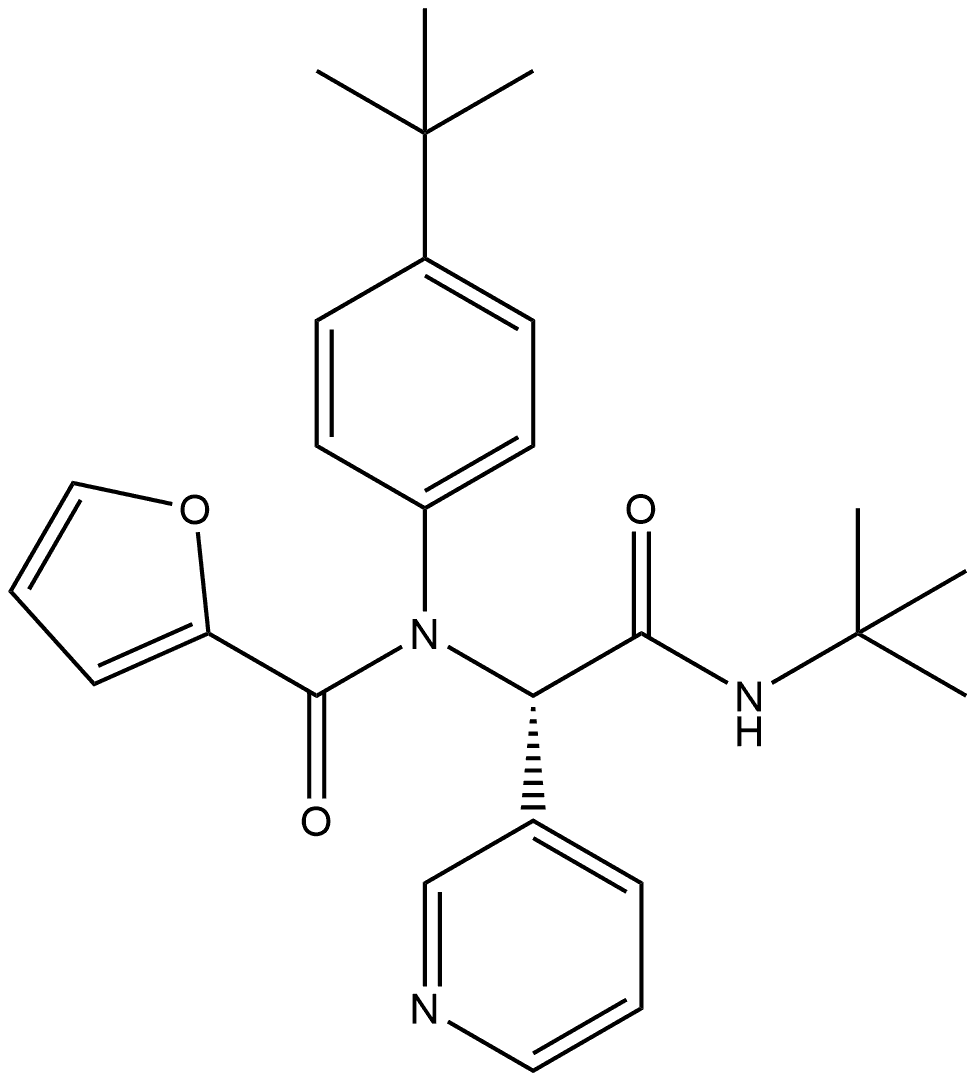 ML188 enantiomer Struktur