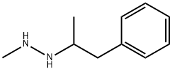 1-Methyl-2-(α-methylphenethyl)hydrazine Struktur