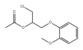 2-Propanol, 1-chloro-3-(2-methoxyphenoxy)-, 2-acetate