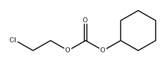 CARBONIC ACID 2-CHLOROETHYL CYCLOHEXYL ESTER Struktur