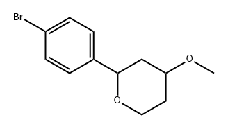 2H-Pyran, 2-(4-bromophenyl)tetrahydro-4-methoxy- Struktur