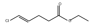 4-Pentenoic acid, 5-chloro-, ethyl ester, (4E)- Struktur