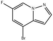 Pyrazolo[1,5-a]pyridine, 4-bromo-6-fluoro- Struktur