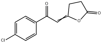 2(3H)-Furanone, 5-[2-(4-chlorophenyl)-2-oxoethylidene]dihydro- Struktur