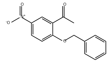 Ethanone, 1-[5-nitro-2-(phenylmethoxy)phenyl]- Struktur