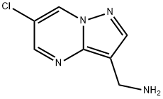 Pyrazolo[1,5-a]pyrimidine-3-methanamine, 6-chloro- Struktur