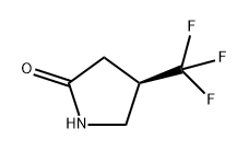 2-Pyrrolidinone, 4-(trifluoromethyl)-, (4R)- Struktur