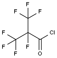 Propanoyl chloride, 2,3,3,3-tetrafluoro-2-(trifluoromethyl)- Struktur