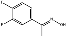 Ethanone, 1-(3,4-difluorophenyl)-, oxime, (1E)- Struktur