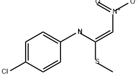 Benzenamine, 4-chloro-N-[1-(methylthio)-2-nitroethenyl]-, (E)- (9CI)