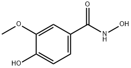 Benzamide, N,4-dihydroxy-3-methoxy- Struktur