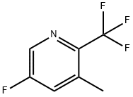 5-Fluoro-3-methyl-2-(trifluoromethyl)pyridine Struktur