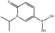 Boronic acid, B-[1,6-dihydro-1-(1-methylethyl)-6-oxo-3-pyridinyl]- Struktur