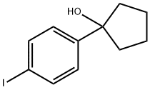 Cyclopentanol, 1-(4-iodophenyl)- Struktur