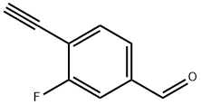 4-Ethynyl-3-fluorobenzaldehyde Struktur