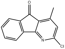 5H-Indeno[1,2-b]pyridin-5-one, 2-chloro-4-methyl- Struktur