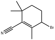 1-Cyclohexene-1-carbonitrile, 3-bromo-2,6,6-trimethyl-