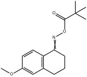 1(2H)-Naphthalenone, 3,4-dihydro-6-methoxy-, O-(2,2-dimethyl-1-oxopropyl)oxime