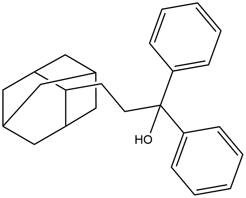 Tricyclo[3.3.1.13,7]decane-2-propanol, α,α-diphenyl- Struktur