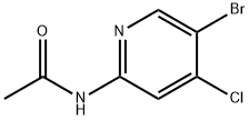 Acetamide, N-(5-bromo-4-chloro-2-pyridinyl)- Struktur