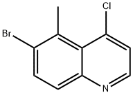 6-bromo-4-chloro-5-methylquinoline Struktur