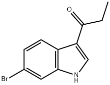 1-(6-bromo-1H-indol-3-yl)propan-1-one Struktur