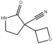 3-(氧雜環(huán)丁烷-3-基)-2-氧雜-吡咯烷-3-甲腈, 1462289-86-6, 結(jié)構(gòu)式