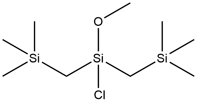 Silane, chloromethoxybis[(trimethylsilyl)methyl]-