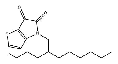 4H-Thieno[3,2-b]pyrrole-5,6-dione, 4-(2-butyloctyl)- Struktur