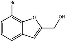 (7-Bromobenzofuran-2-yl)methanol Struktur