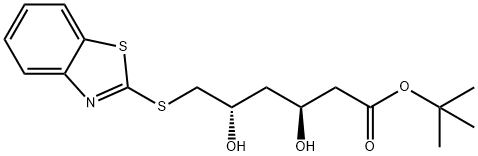 D-erythro-Hexonic acid, 6-S-2-benzothiazolyl-2,4-dideoxy-6-thio-, 1,1-dimethylethyl ester