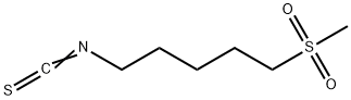 Pentane, 1-isothiocyanato-5-(methylsulfonyl)- Struktur