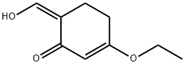 2-Cyclohexen-1-one, 3-ethoxy-6-(hydroxymethylene)-, (Z)- (9CI) Struktur