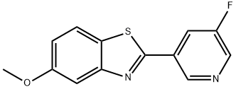 Benzothiazole, 2-(5-fluoro-3-pyridinyl)-5-methoxy- Struktur