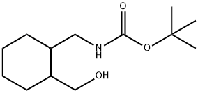 tert-butyl 
N-{[2-(hydroxymethyl)cyclohexyl]methyl}carbama
te Structure