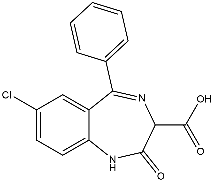 clorazepate Struktur