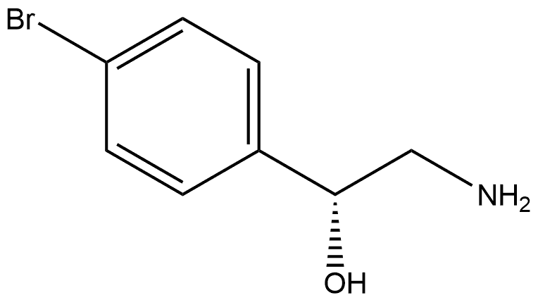 Benzenemethanol, α-(aminomethyl)-4-bromo-, (R)- (9CI) Struktur