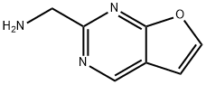 Furo[2,3-d]pyrimidine-2-methanamine Struktur