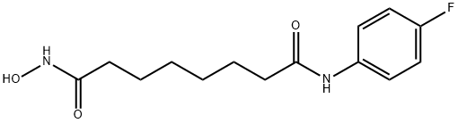 Octanediamide, N1-(4-fluorophenyl)-N8-hydroxy- Struktur