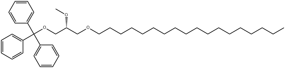 Benzene, 1,1',1''-[[(2R)-2-methoxy-3-(octadecyloxy)propoxy]methylidyne]tris-