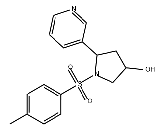 3-Pyrrolidinol, 1-[(4-methylphenyl)sulfonyl]-5-(3-pyridinyl)-