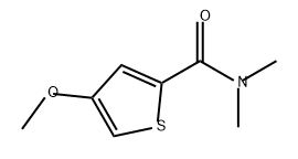 2-Thiophenecarboxamide, 4-methoxy-N,N-dimethyl- Struktur