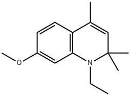 Quinoline, 1-ethyl-1,2-dihydro-7-methoxy-2,2,4-trimethyl- Struktur